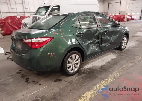 2014 Toyota Corolla Le from USA, damaged, VIN 5YFBURHE2EP154496